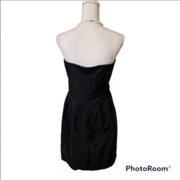 Ann Taylor loft strapless cotton blend mini dress, size 10 - Picture 4 of 9